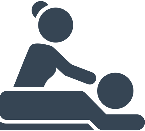 In-home Personal Care - Massage Icon Png (464x419)