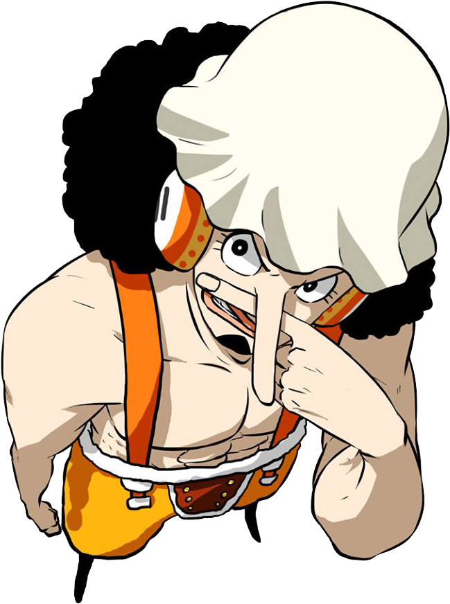 Banner Stock Usopp Render By Laffitte - Cartoon (678x960)