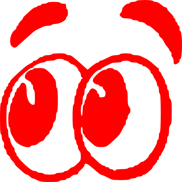 Cartoon Eyes Clip Art (600x600)