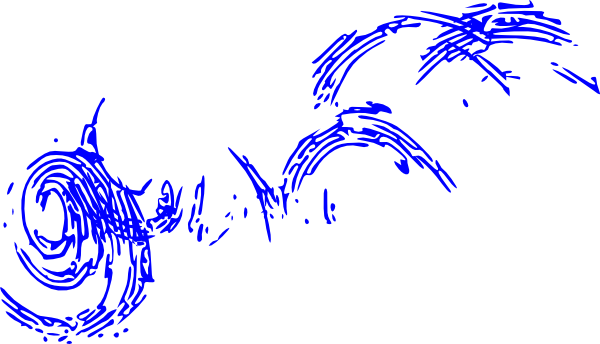 Blue Finger Print Clip Art - Fingerprint Clip Art (600x344)