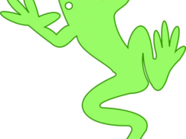 Jumping Frog Clipart - Clip Art (640x480)