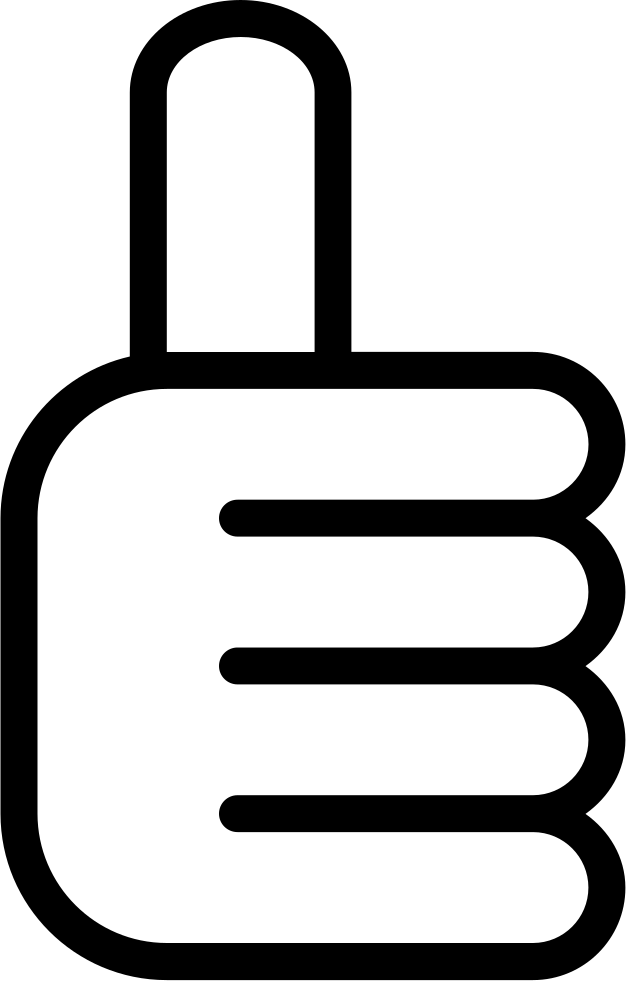 Fingerprint Clipart Right Thumb - Icon (626x981)