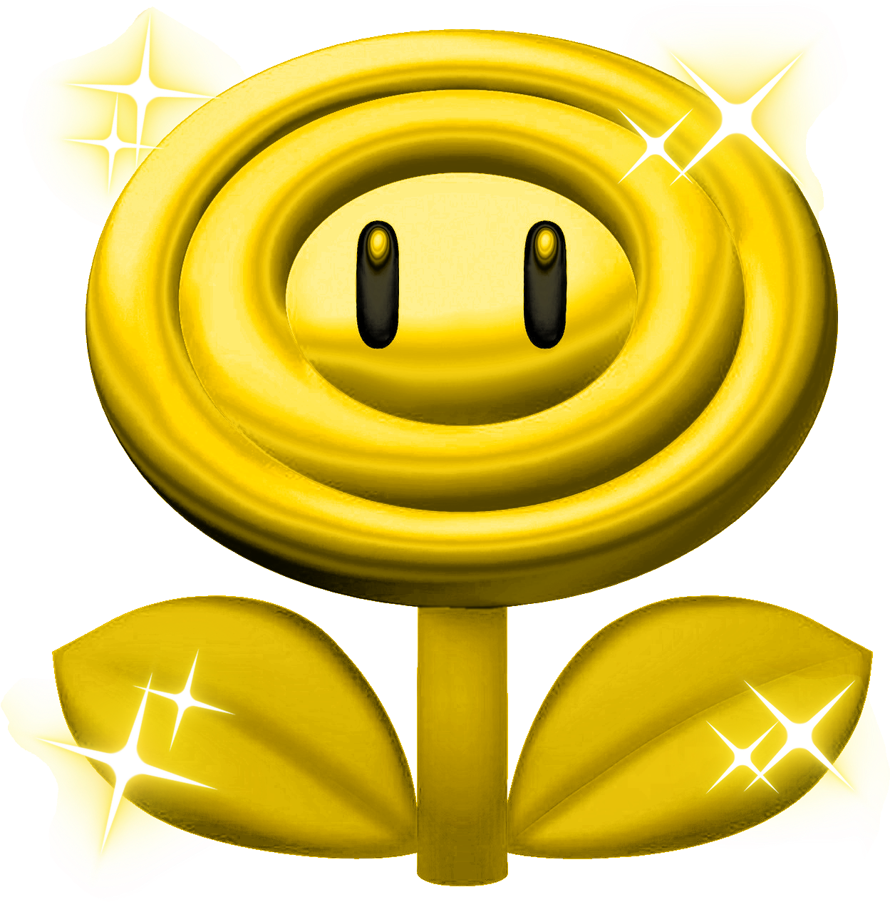 Kinds Of Power Ups Happy Flowers, Gold Flowers, Mario - Super Mario Plaatjes (1280x1280)