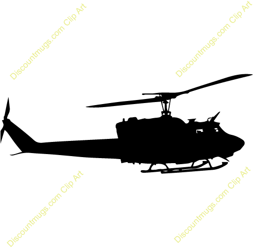 Choppertag Mug Clipart Boeing Ch-47 Chinook Aircraft - Airplane Silhouette (500x500)