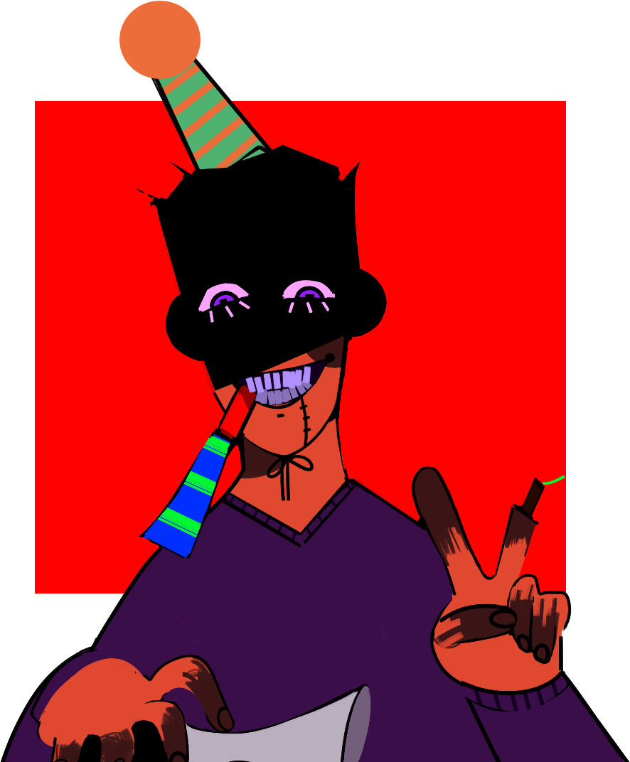 Happy Birthday Sister Location I Can't Believe That - Cartoon (1000x1100)