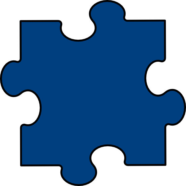 Puzzle Piece Purple Png (600x600)