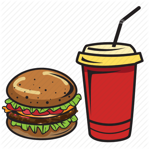 Download Icon Food Color Png Clipart Hamburger Fizzy - Food Icon Color Png (512x512)