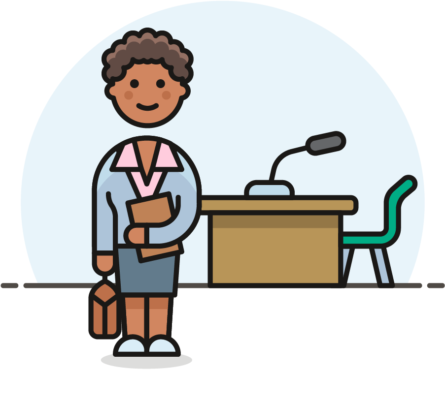 Icon Image Creator Pushsafer Send Push Notifications - Cartoon Lawyer (1025x1148)