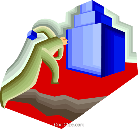 Objective Royalty Free Vector Clip Art Illustration - Commercial Bank Credit Risk Management (480x449)