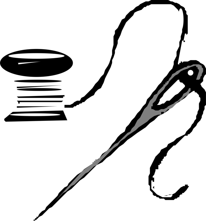 All Photo Png Clipart - Cartoon Needle And Thread (698x750)