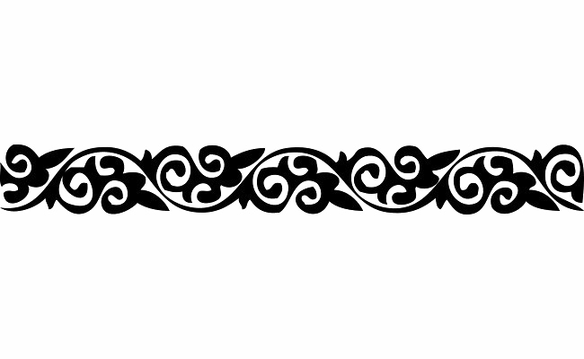 Pattern Border Png Free Download - Border Line Design Png (650x400)