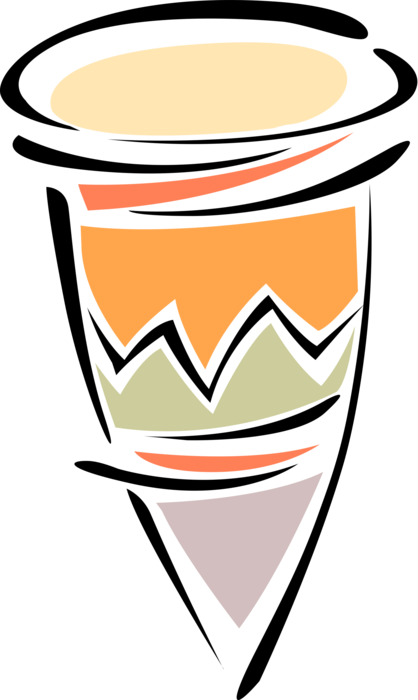 Bongo Drum Royalty Free Vector Clip Art Illustration - Bongo Drum Royalty Free Vector Clip Art Illustration (418x700)