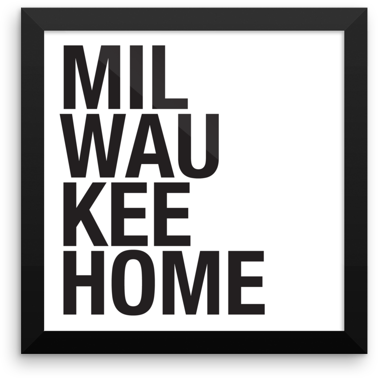 Mkehome Framed - Milwaukee Home (1000x1000)