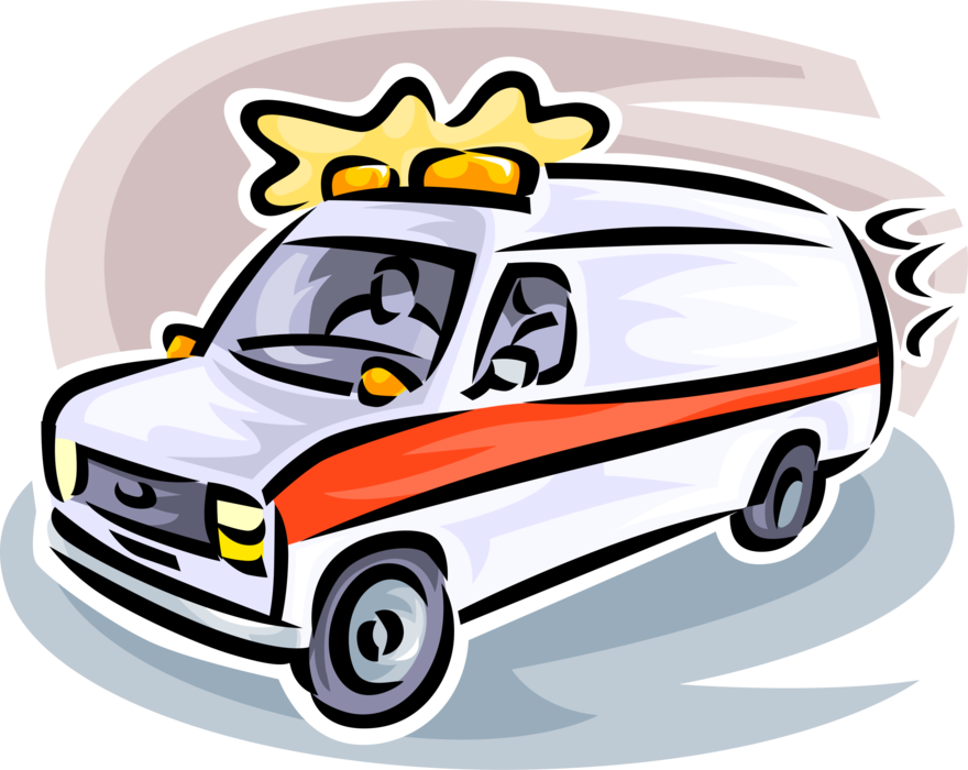 Vector Illustration Of Paramedic Service Emergency - Vector Illustration Of Paramedic Service Emergency (880x700)
