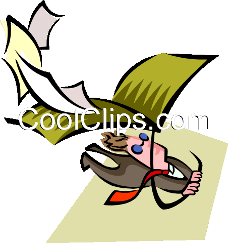 Man Flying An Envelope Kite Royalty Free Vector Clip - Man Flying An Envelope Kite Royalty Free Vector Clip (452x480)