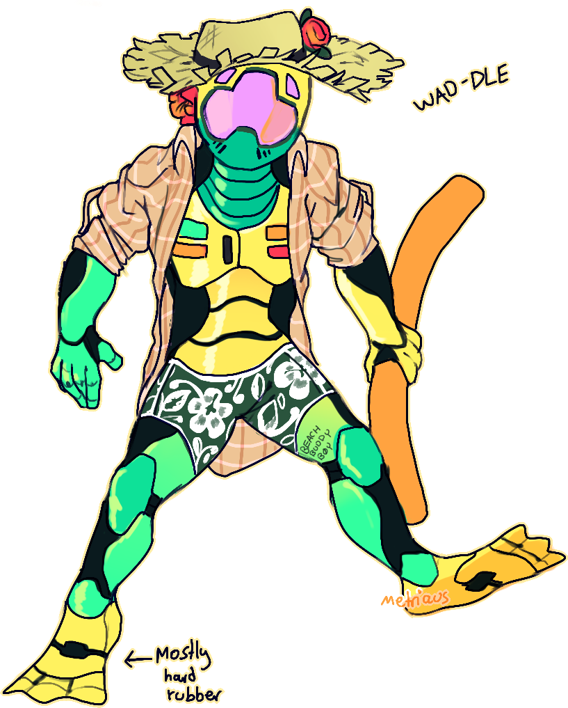 [open] Pina Colada - Cartoon (817x1017)