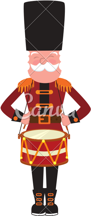 Cute Nutcracker Toy Icon - Vector Graphics (800x800)