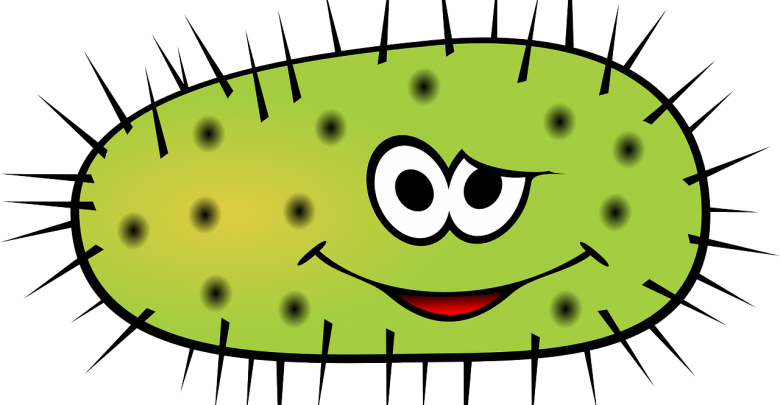 The Human Body Is Home To Countless Numbers Of Bacteria - Bacteria Cartoon Png (780x405)