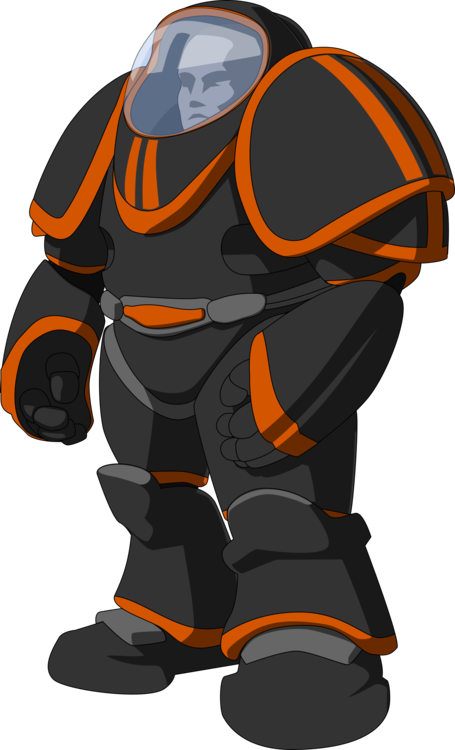 Spaced Armour Space Suit Cartoon Astronaut - Cartoon Space Armor (455x750)