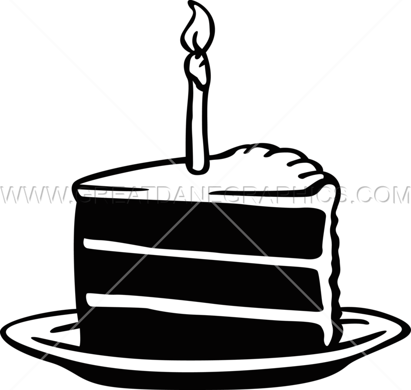 Birthday Cake Slice - Birthday Cake Slice Drawing (825x783)