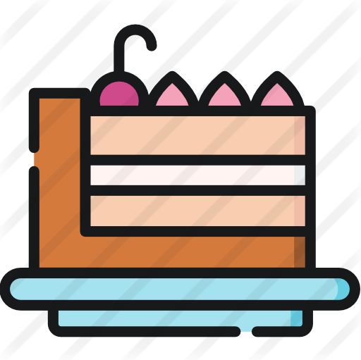 Cake Slice Free Icon - Cake (512x511)