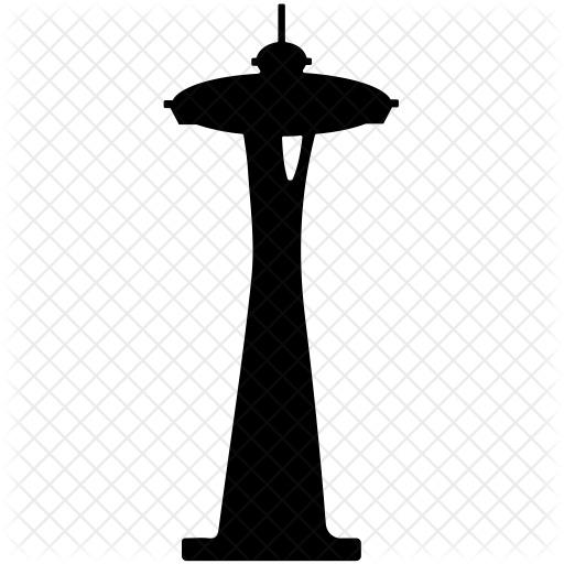 15 Seattle Vector Space Needle Silhouette For Free - Transparent Space Needle Silhouette Vector (512x512)