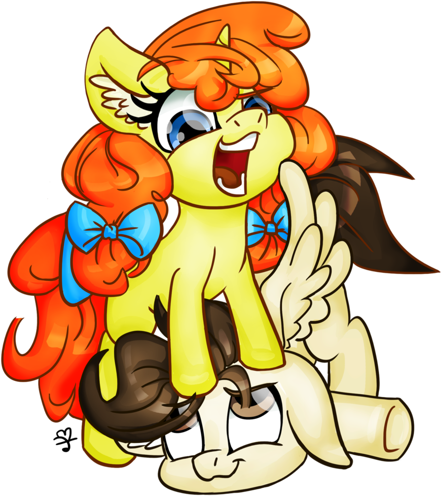 22bubble-eyes22, Bow, Brother And Sister, Colt, Duo, - My Little Pony: Friendship Is Magic (1024x1024)