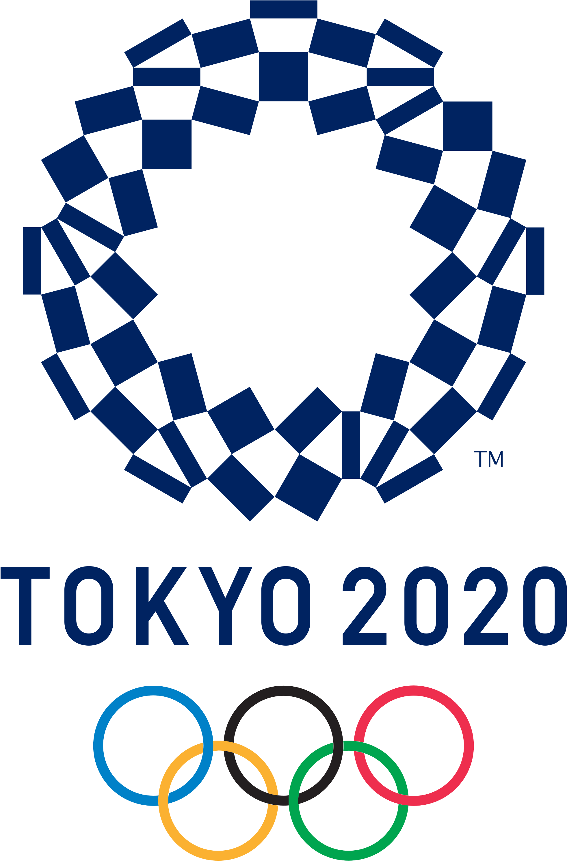 Tokyo Has Been Selected To Host The 2020 Summer Olympic - Tokyo 2020 Logo Png (2000x3040)