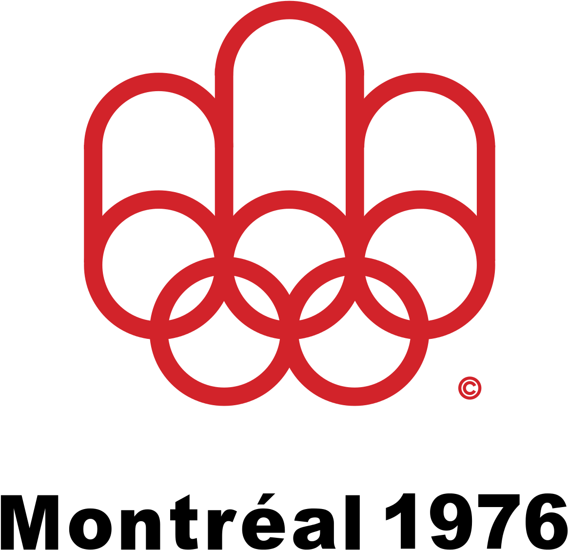 Summer Olympics Wikipedia Clipart Black And White - Montreal 1976 Olympics Logo (1200x1156)