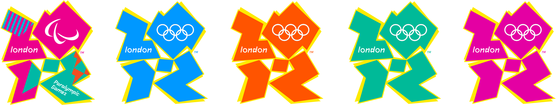 2012 London Olympic Official Logo - London 2012 (2000x443)