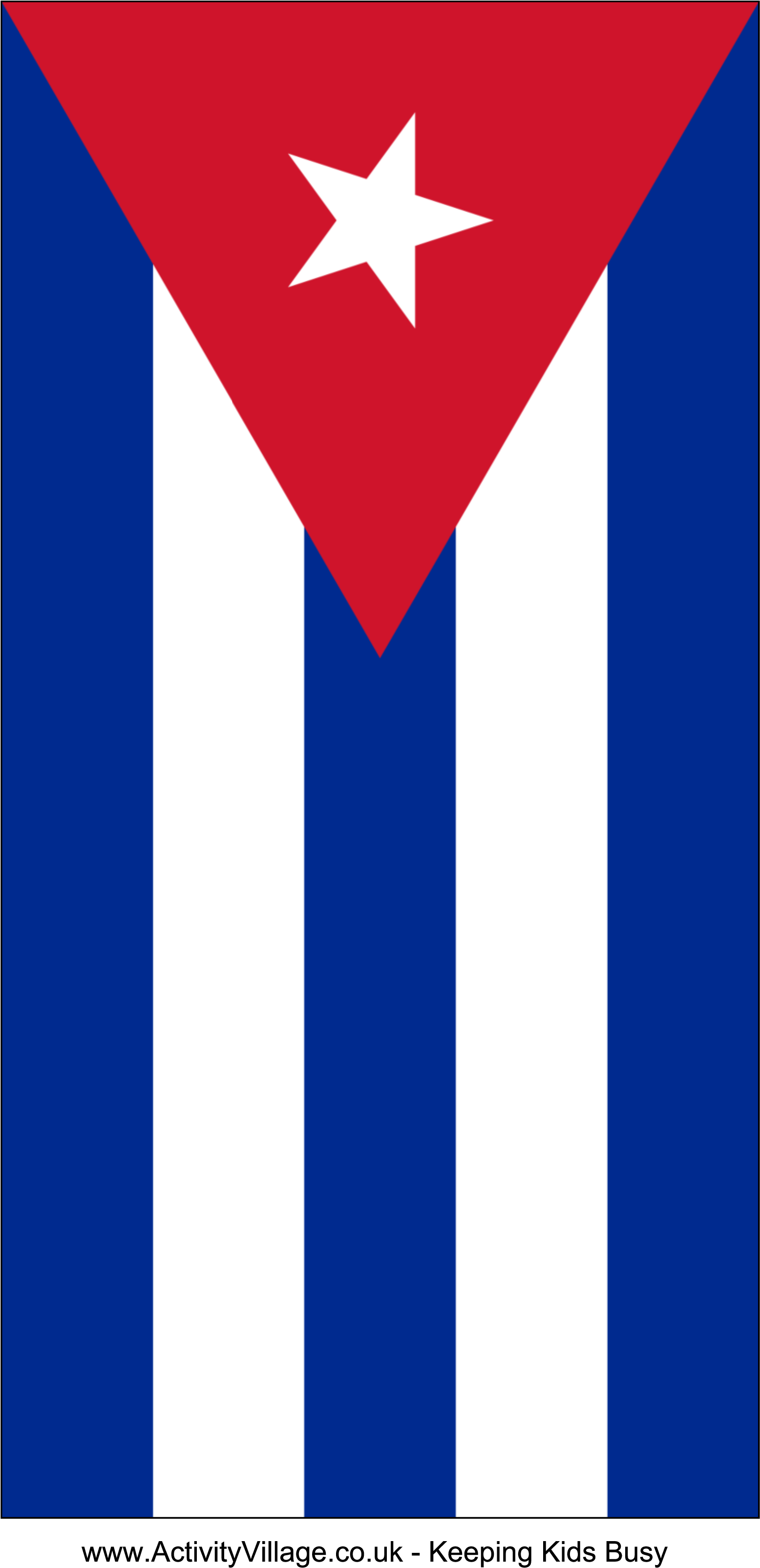 Clip Art Freeuse Cuba Free Printable Stickers Pinterest - Cuba Flag A4 Size (2480x3508)
