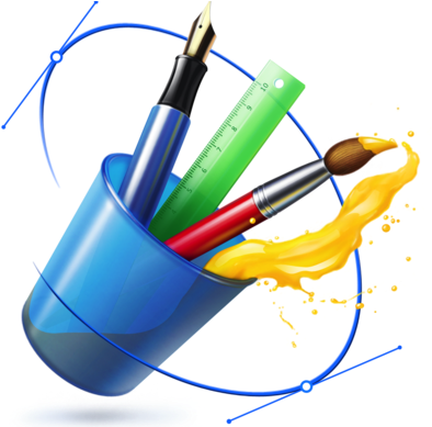 Surprising Power For An Affordable Graphics App - Graphic Design Logo .png (580x388)