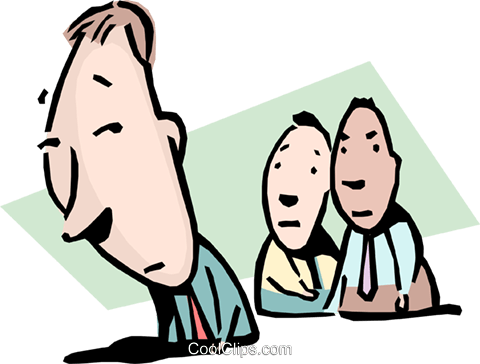 Odd Man Out Royalty Free Vector Clip Art Illustration - Alienate Cartoon (480x364)