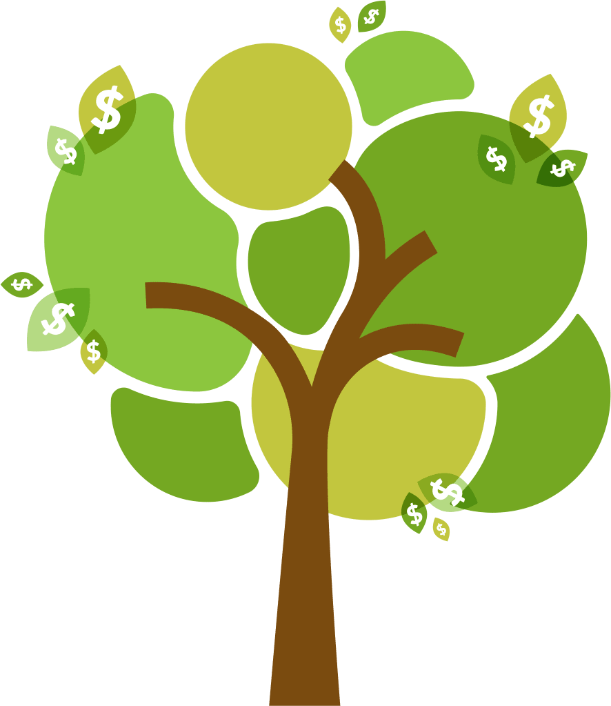 Save Money - Infographic Tree (886x1023)