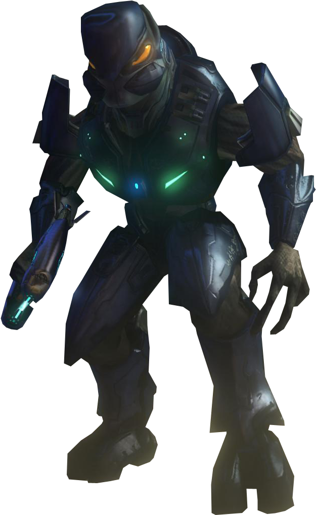Halo Nation The Halo Encyclopedia - Halo Elite Sangheili Ranger Png (890x1100)