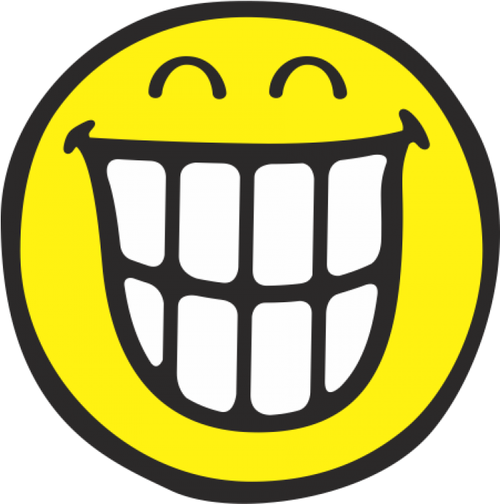 Grin Clipart Toothy Pencil And In Color - Smiley World Mouse (700x850)