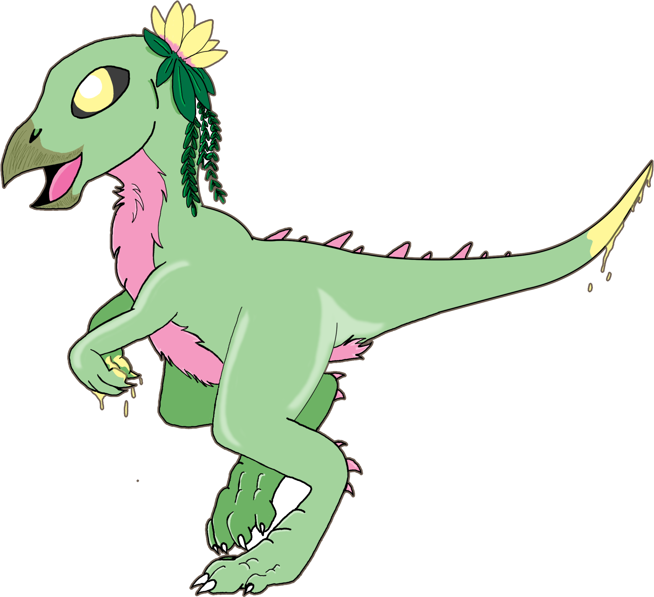 Aroma The Reptilladye - Cartoon (2378x2362)