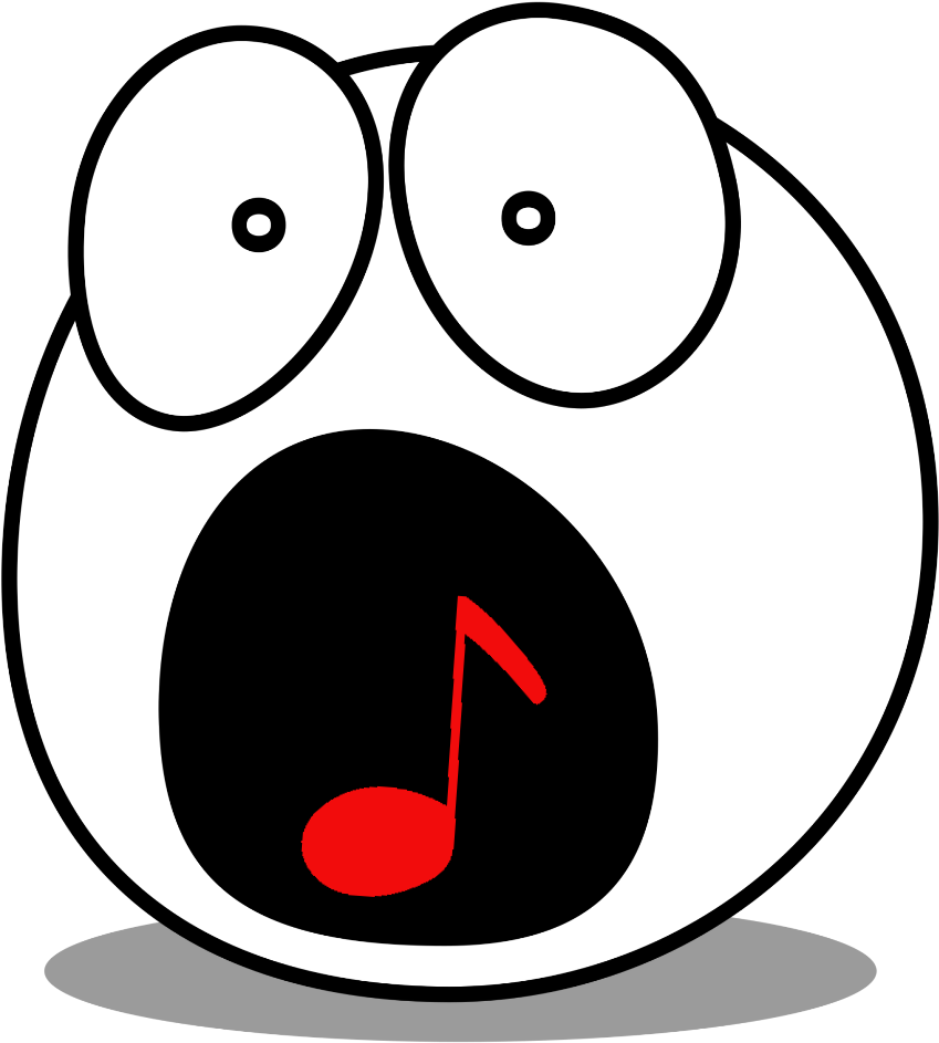 Slam 'youtube's Fact Free Fear-mongering' - Shocked Emoji Black And White (1024x1024)