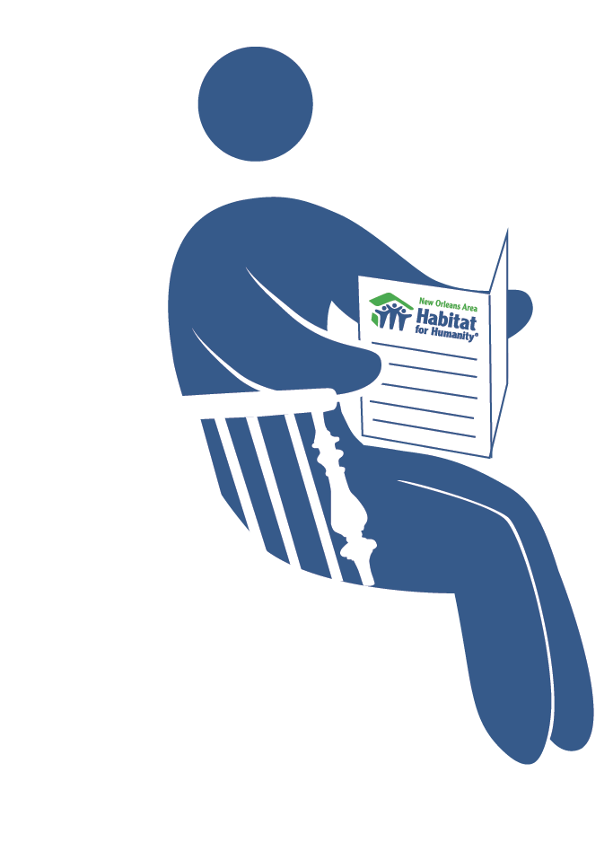 2015 Annual Impact Report » Normal Chair With Man Face - Habitat For Humanity (683x958)