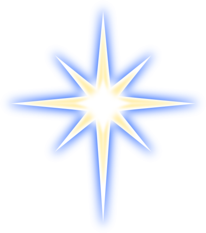 Permalink To Shining Star Clipart - Christmas Star (728x819)