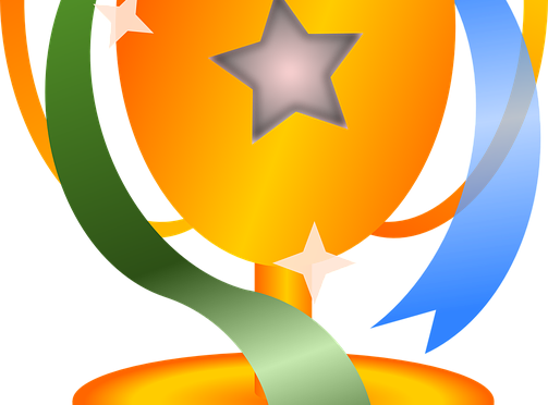 Phd Student In Neuroscience Awarded For Best Oral Presentation - Trophy Award Clipart (503x372)