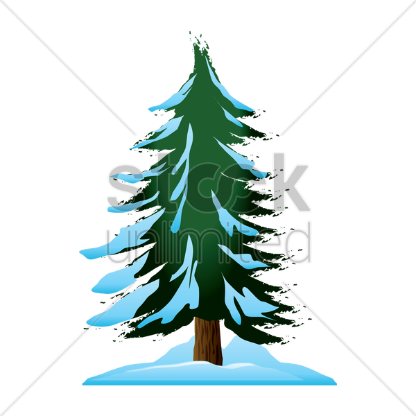 Download Snow Pine Trees Icon Png Clipart Christmas - Pine Snow Vector (600x600)