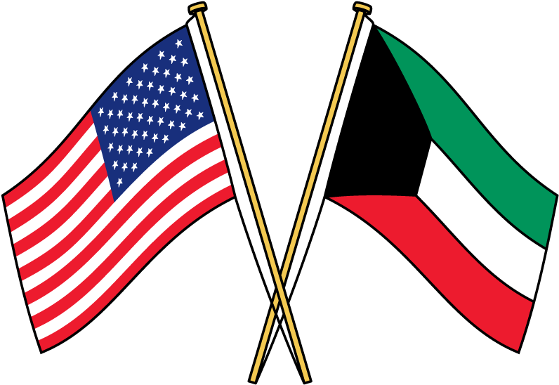 Crossed American/korean Flag - Usa And Italy Flags (800x800)