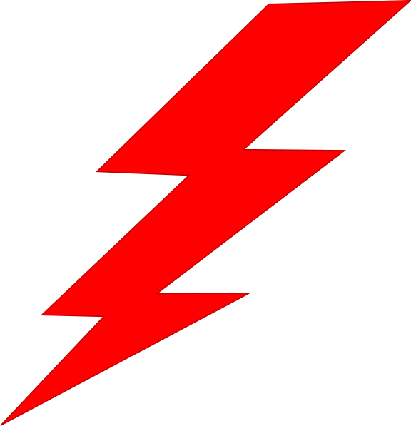 Lightning Clipart Energy - Lightning Bolt Svg Free (576x597)