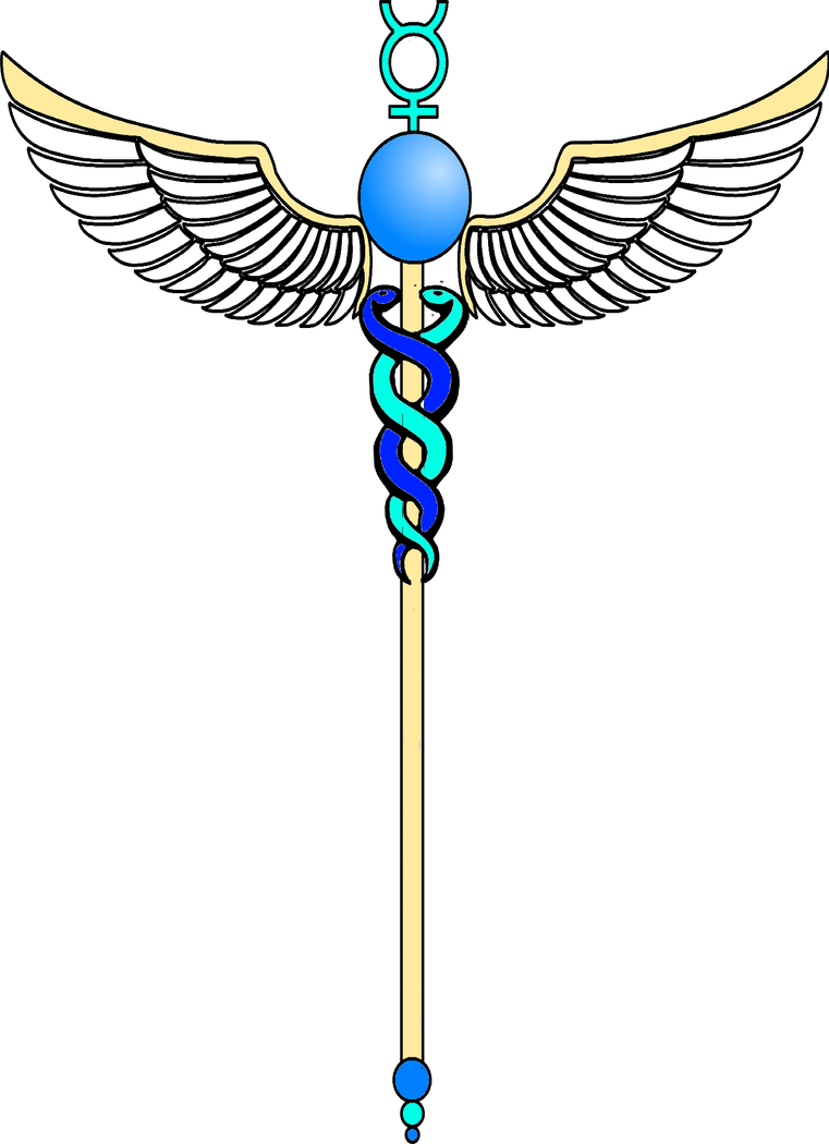 Hermes Messenger Staff By 21moon24 - Scepter Staff Of Hermes (761x1050)