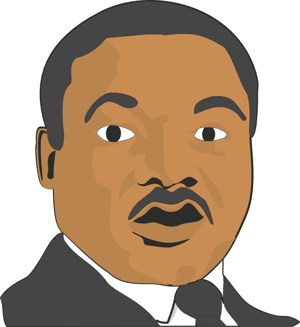 Martin Luther King Jr Cartoon Version (589x643)