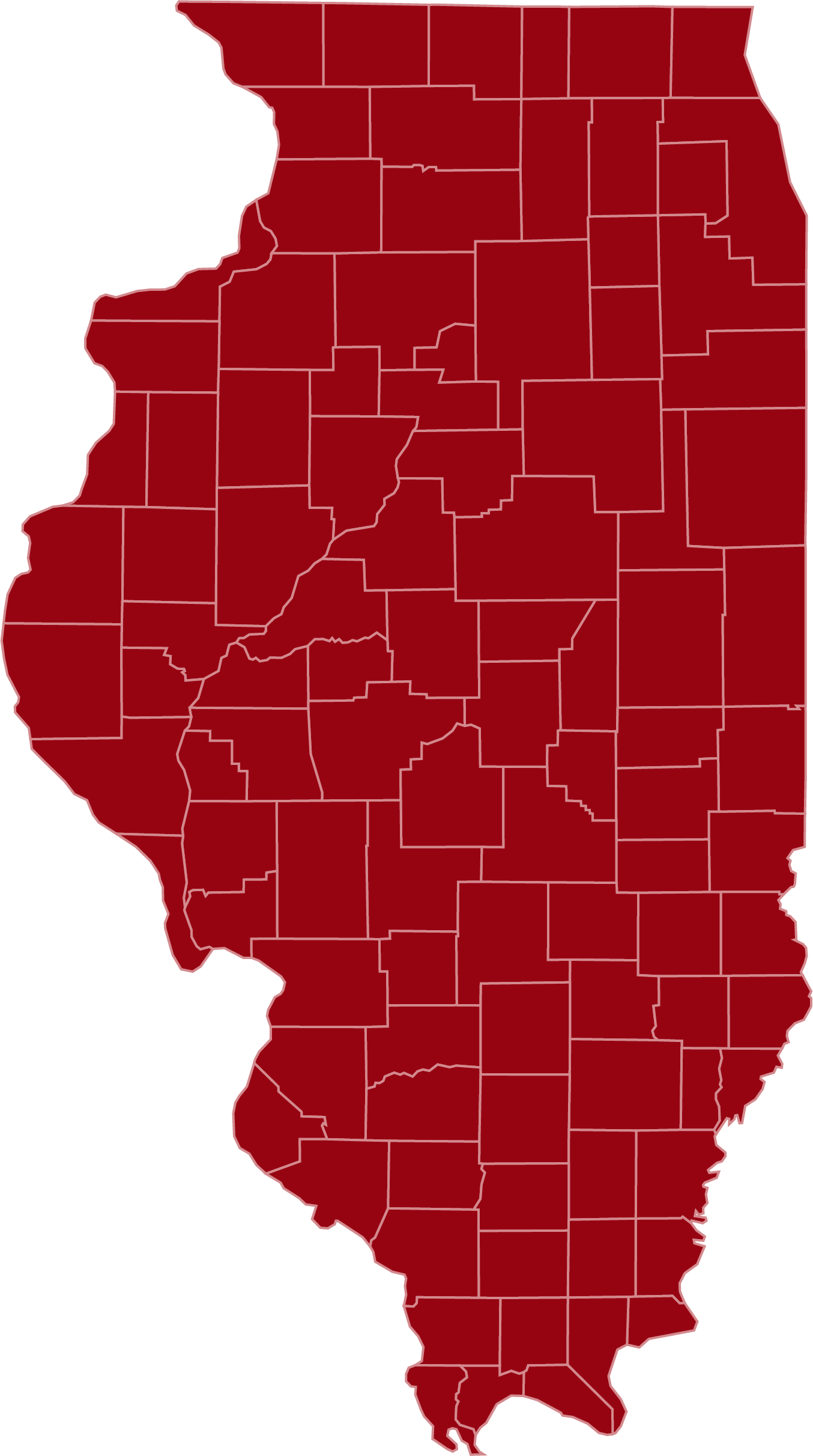 People With Disabilities Are From Every Corner Of Illinois - Illinois Governor Election Map 2018 (1354x2423)
