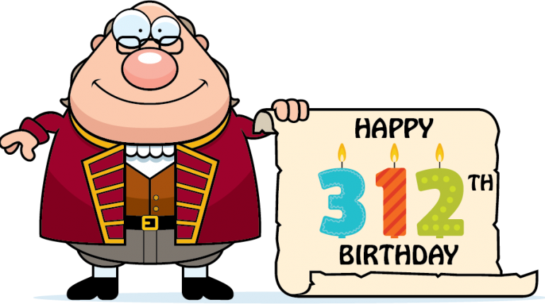 Ben Franklin Clip Art - Cartoon Benjamin Franklin (770x430)