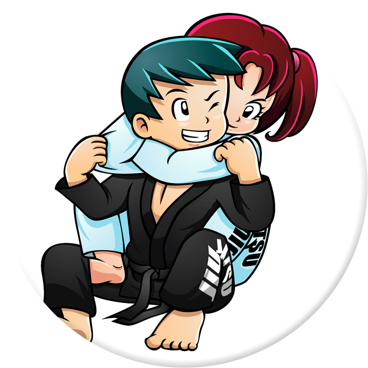 Bully Proof Kids - Cartoon Jiu Jitsu (758x753)