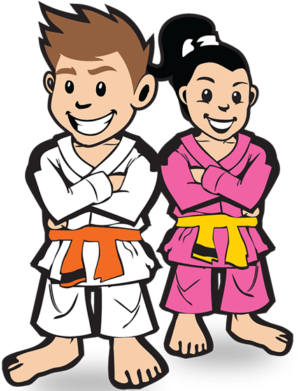 No Gi Jiu Jitsu Class Kids - Cartoon (600x390)